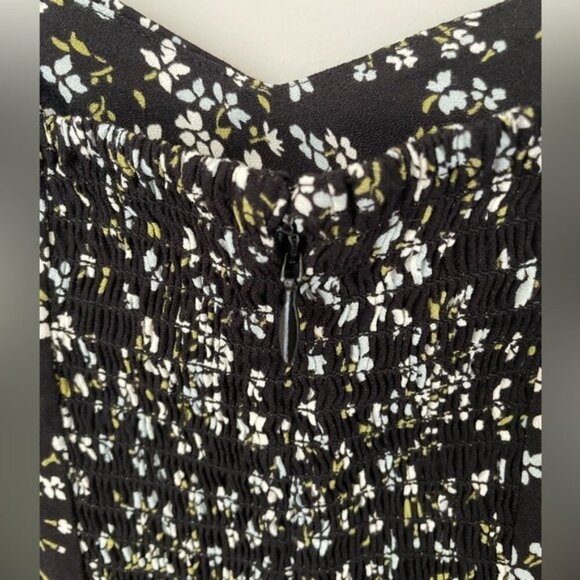 NEW Reformation Bryson Colette Floral Black Midi Dress | size 4 - Picture 9 of 14